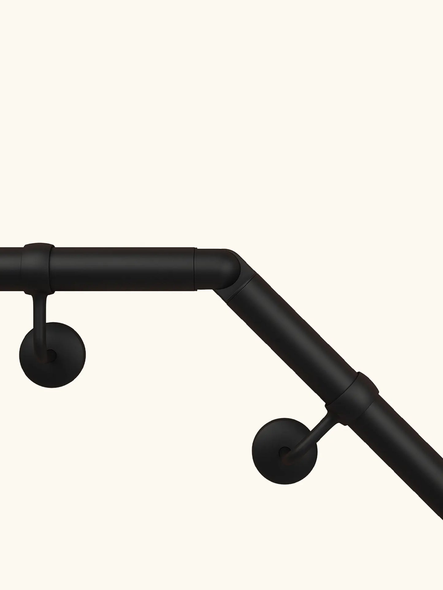 Kineton Matt Black Adjustable Elbow