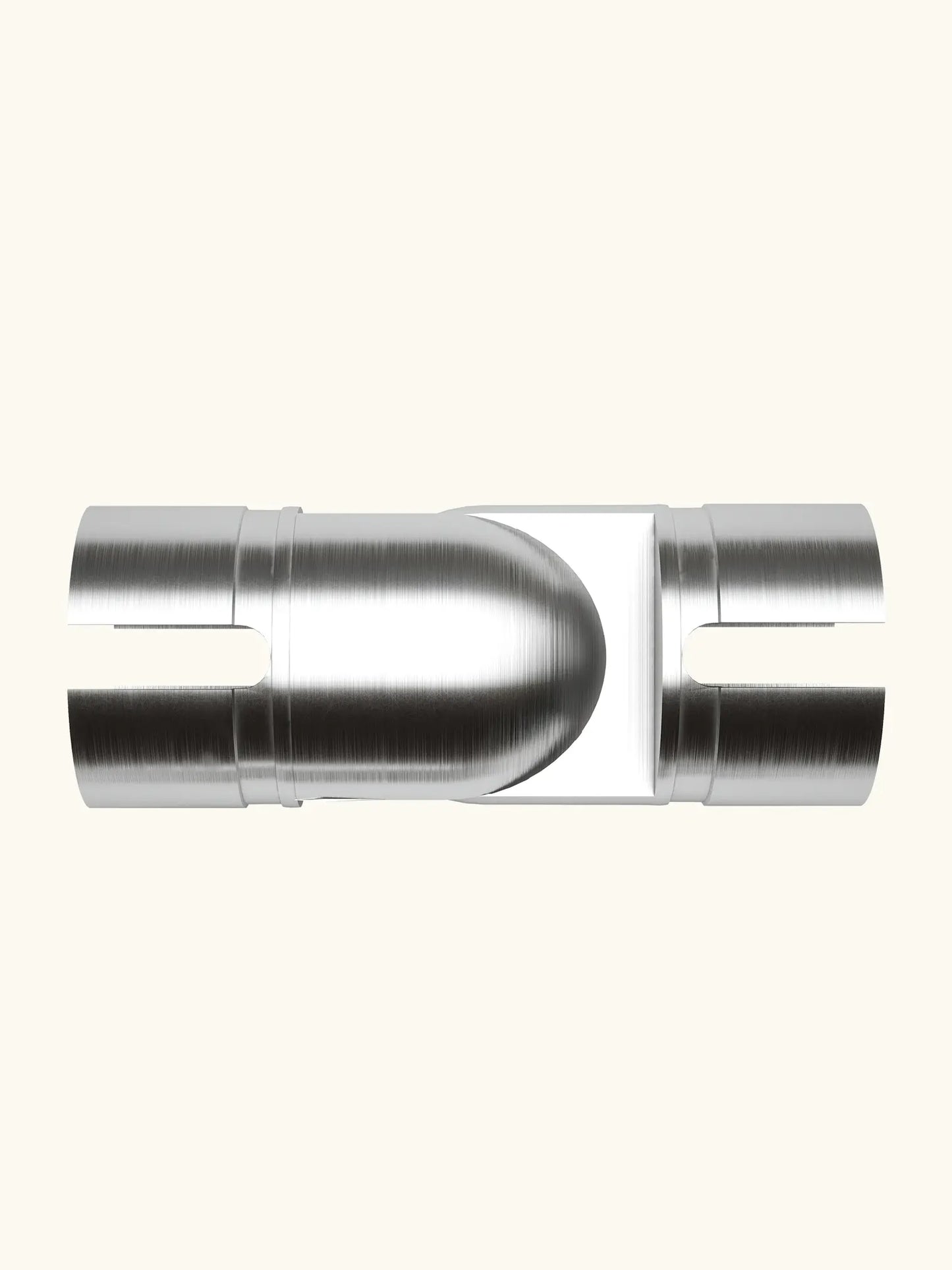 Harbury Brushed Silver Adjustable Elbow