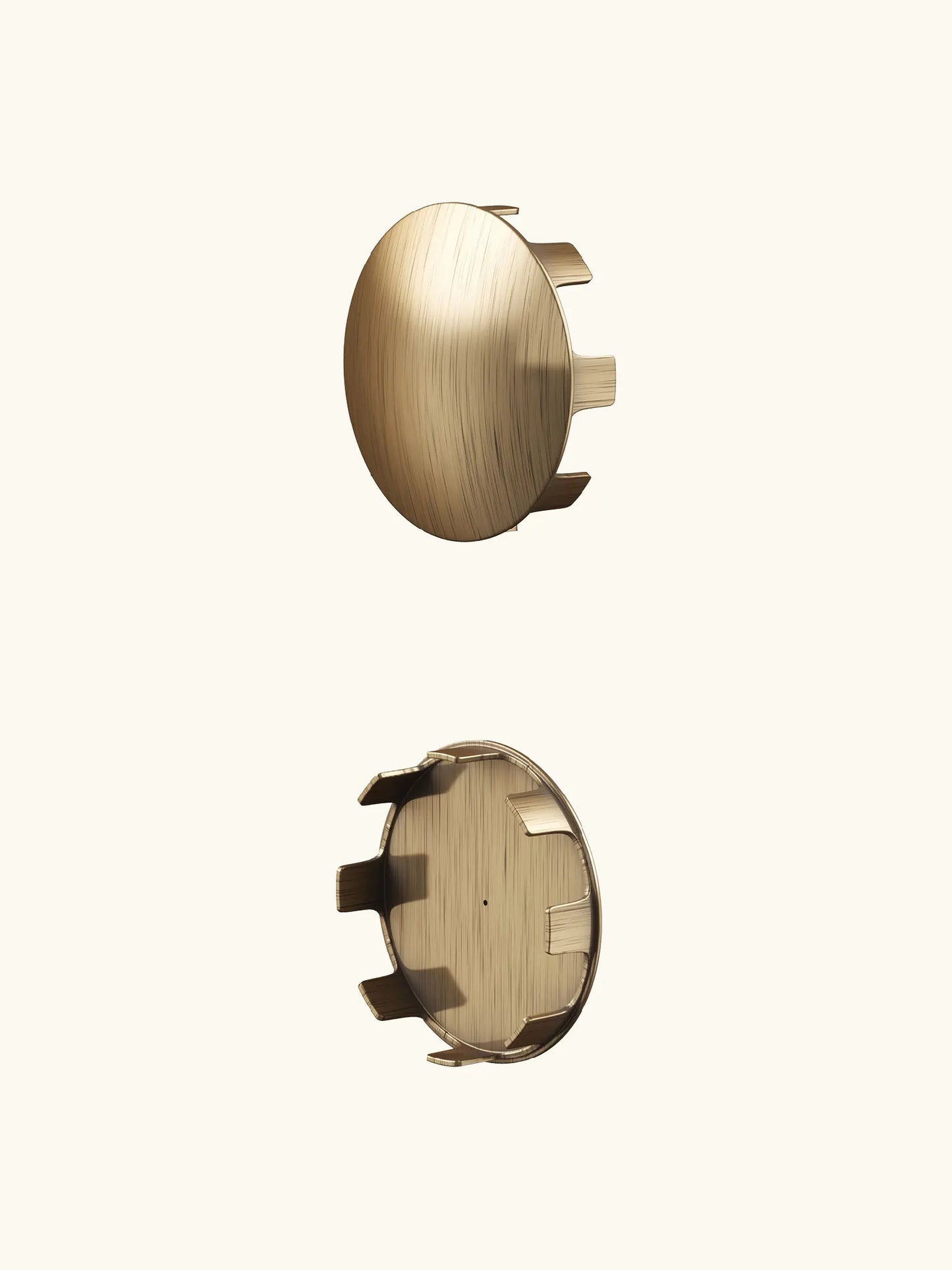 Loxley Antique Brass End Caps
