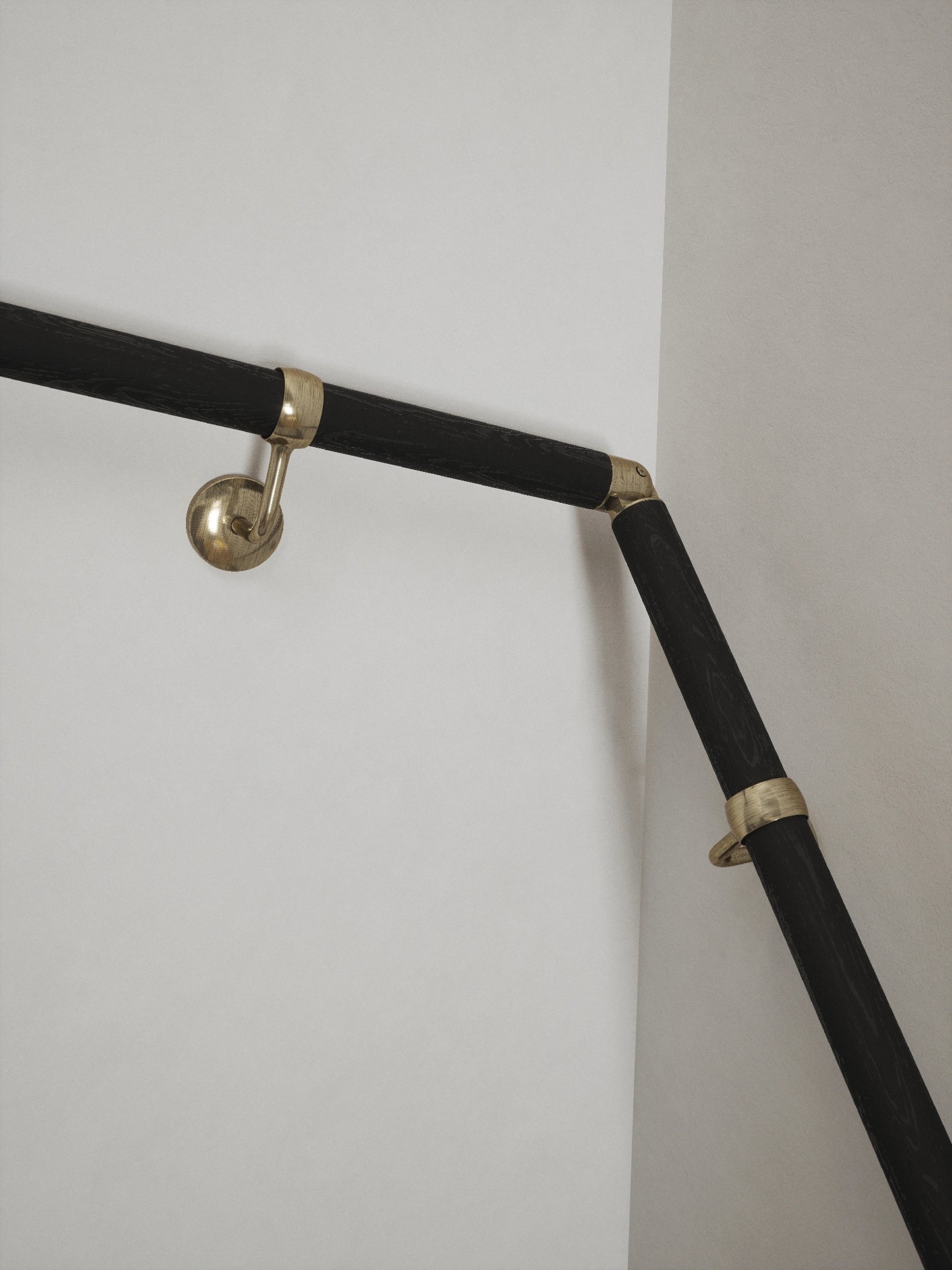 Blakedown Midnight Wood Double Winder Handrail