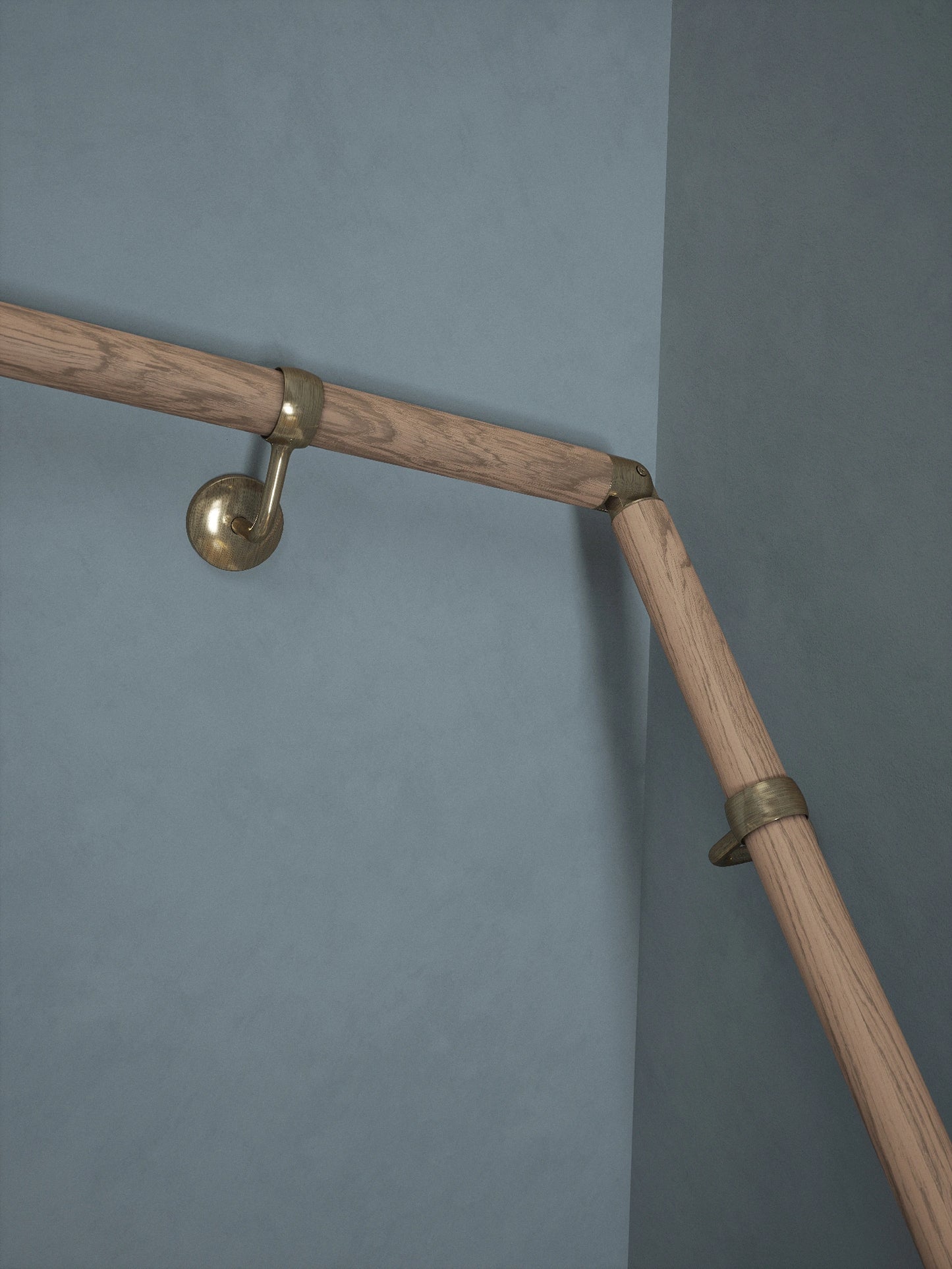 Oversley Walnut Double Winder Handrail