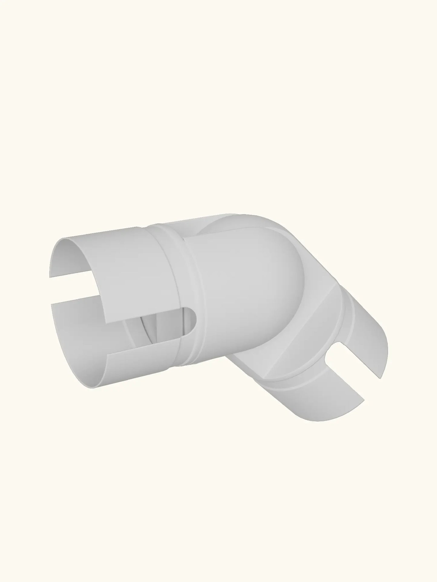 Edstone Matt White Adjustable Elbow