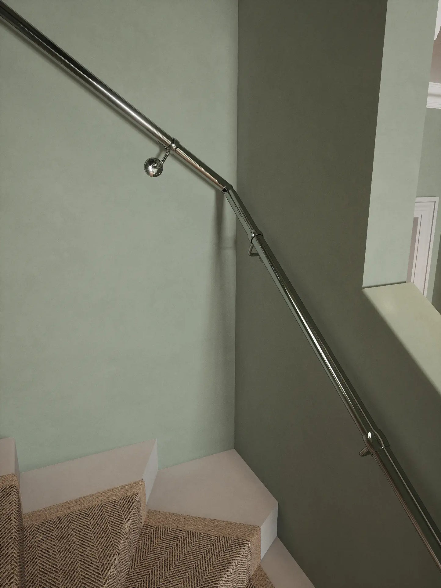 Radway Chrome Single Winder Handrail