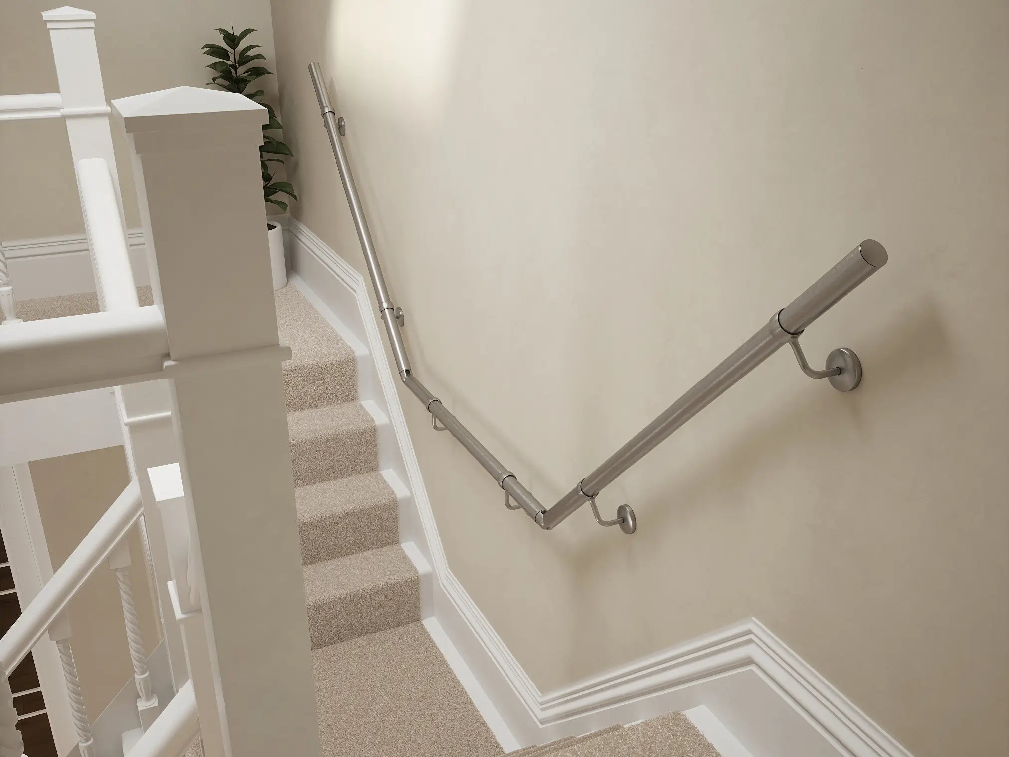 Hand Rails Shape T-Shape Stair Handrail Kits | Handrails Direct