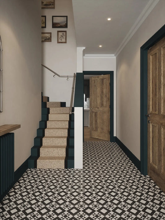 Harbury Brushed Silver Single Winder Handrail