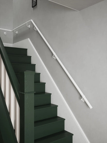 Edstone Matt White Quarter Landing Handrail