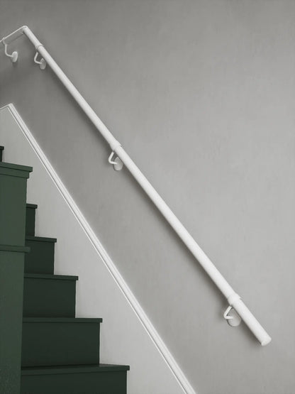 Edstone Matt White Quarter Landing Handrail