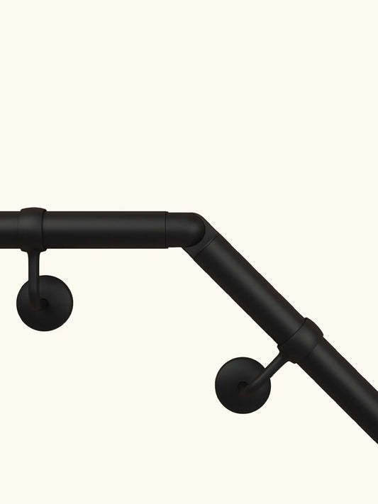 Kineton Matt Black Adjustable Elbow