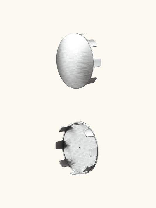 Harbury Brushed Silver End Caps