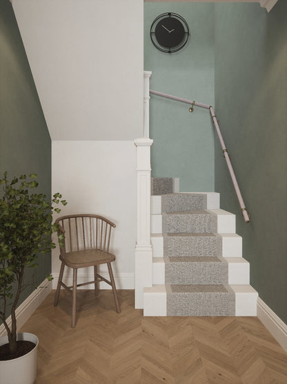 Pattingham Grey Wood Double Winder Handrail