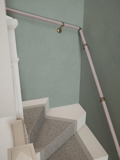 Pattingham Grey Wood Double Winder Handrail