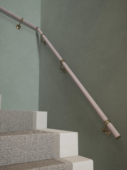 Pattingham Grey Wood Double Winder Handrail