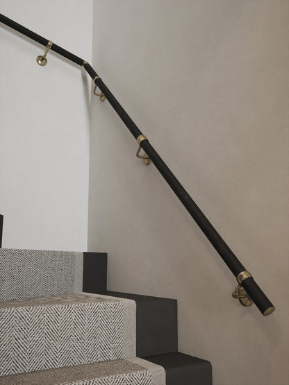 Blakedown Midnight Wood Double Winder Handrail