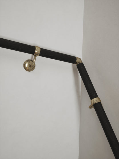 Blakedown Midnight Wood Double Winder Handrail
