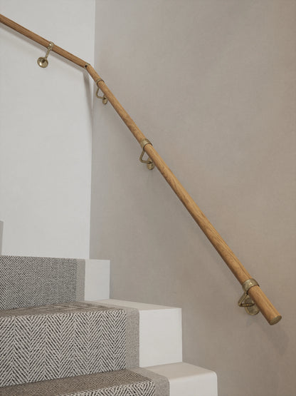 Packwood Light Oak Double Winder Handrail
