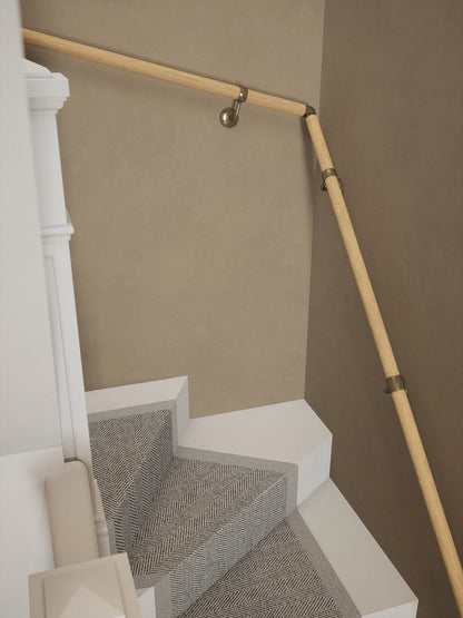 Arden Natural Pine Double Winder Handrail