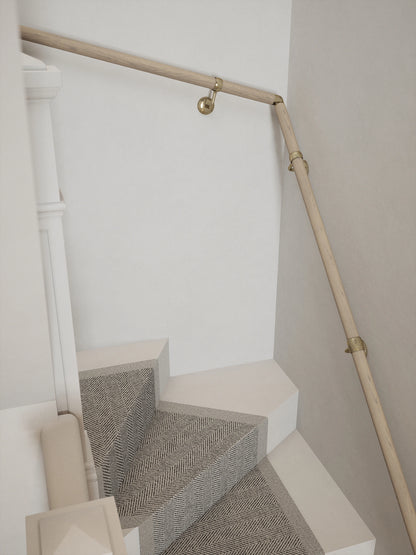 Ryton Teak Double Winder Handrail