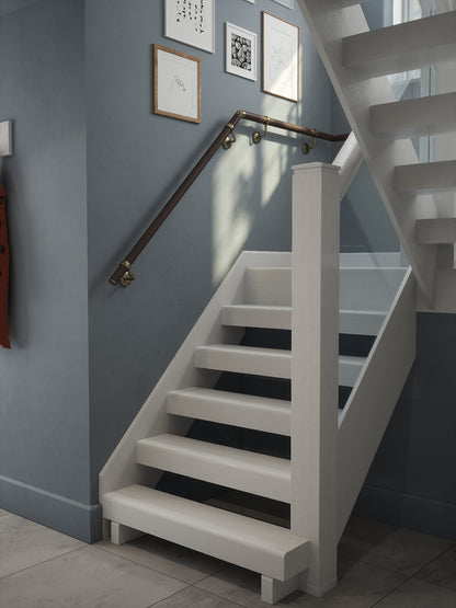 Wroxall Ebony Half Turn Handrail