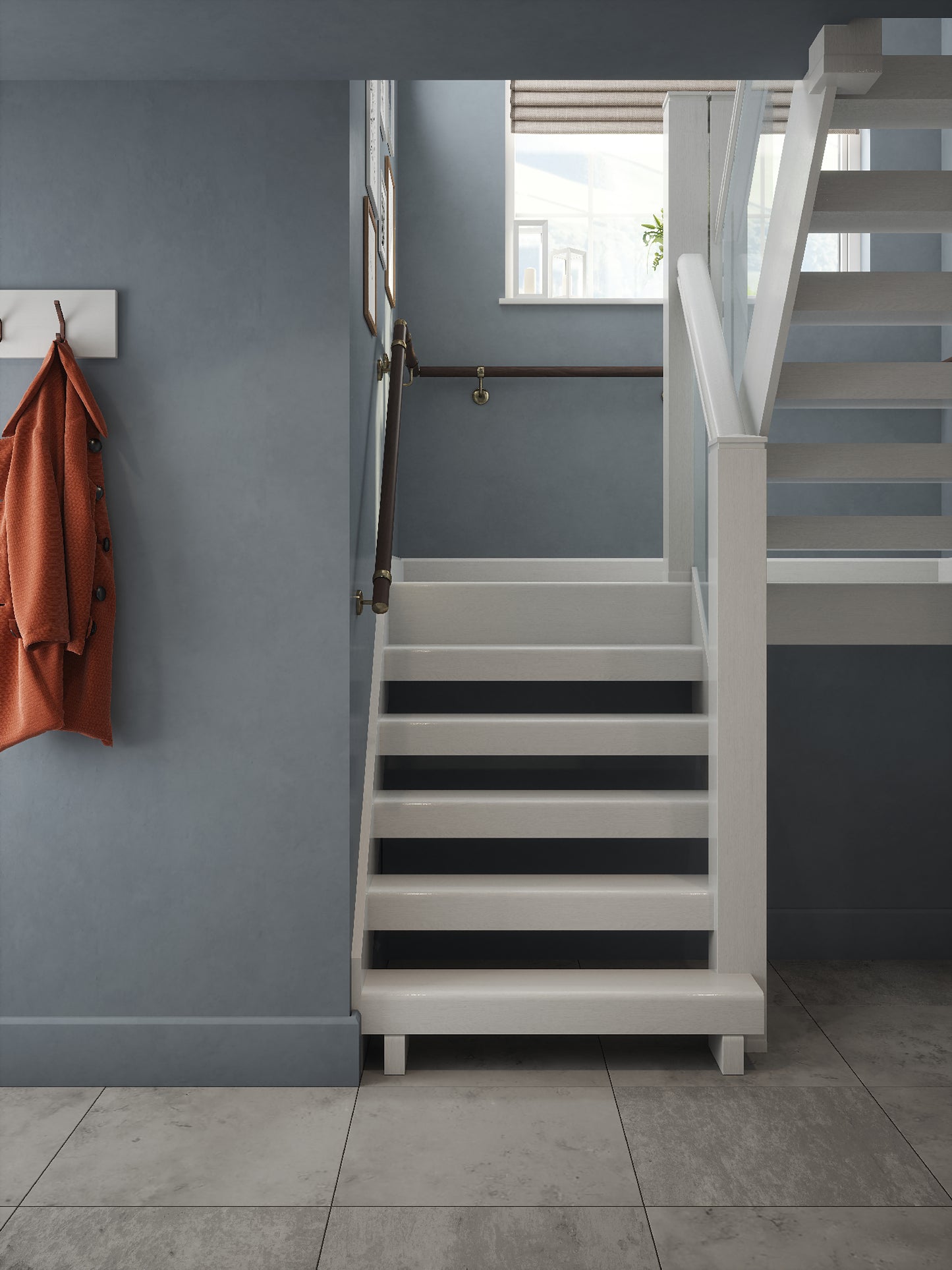 Wroxall Ebony Half Turn Handrail