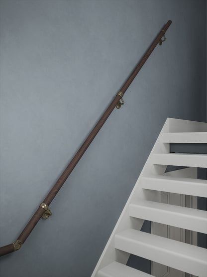 Wroxall Ebony Half Turn Handrail