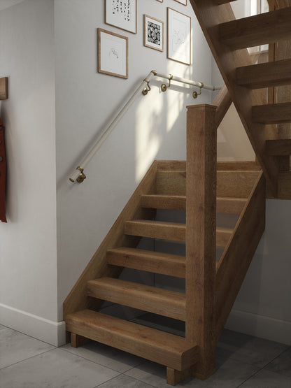 Witley Soft Ecru Half Turn Handrail