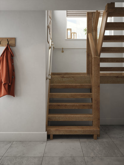Witley Soft Ecru Half Turn Handrail