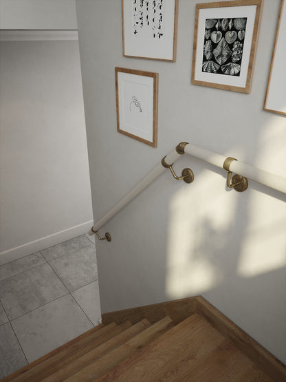 Witley Soft Ecru Half Turn Handrail