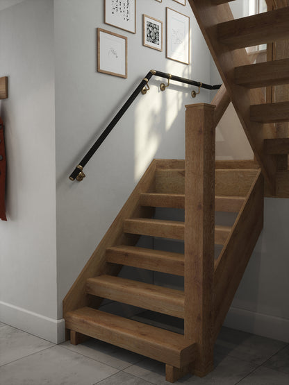 Blakedown Midnight Wood Half Turn Handrail