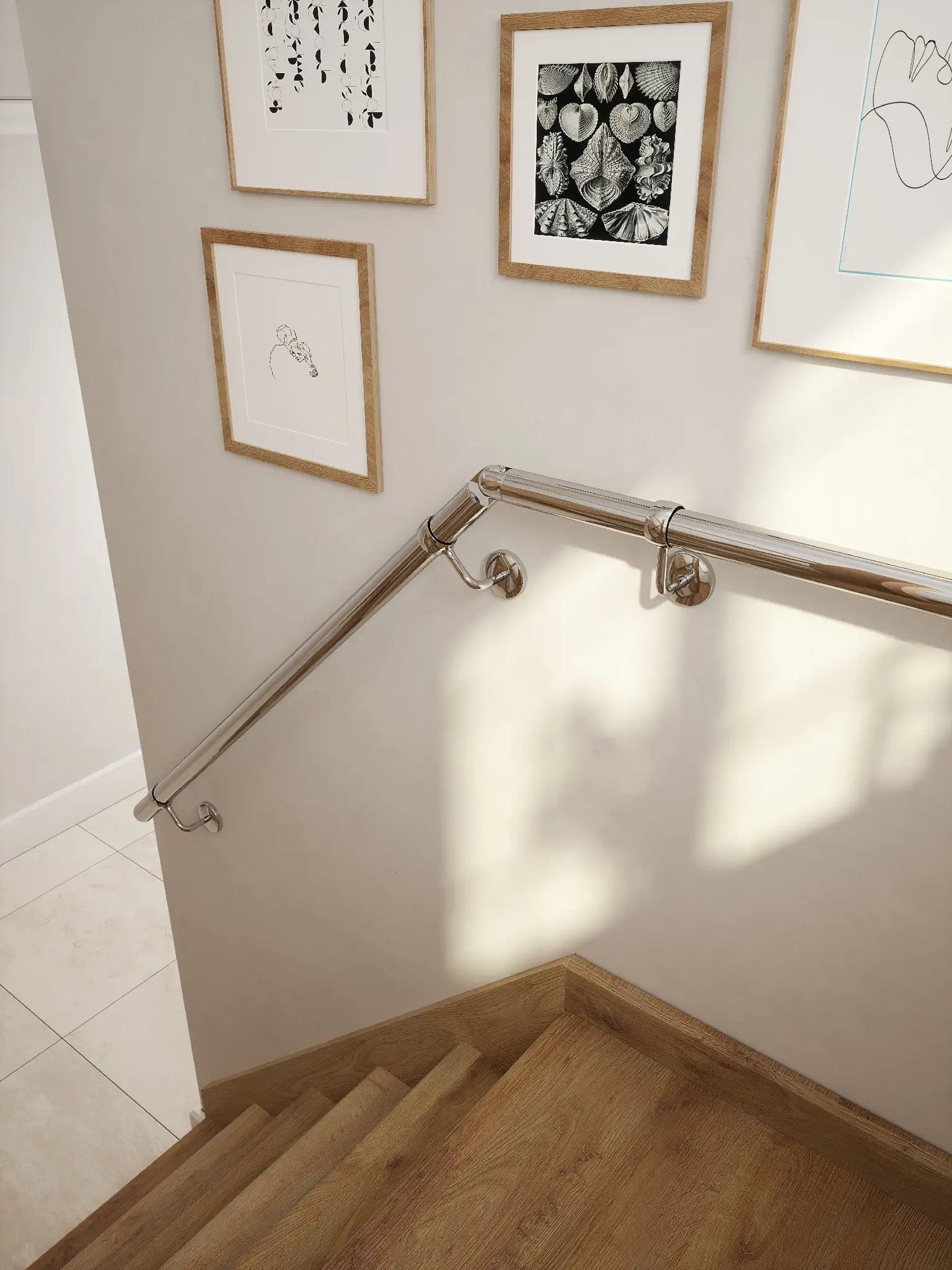 Radway Chrome Half Turn Handrail