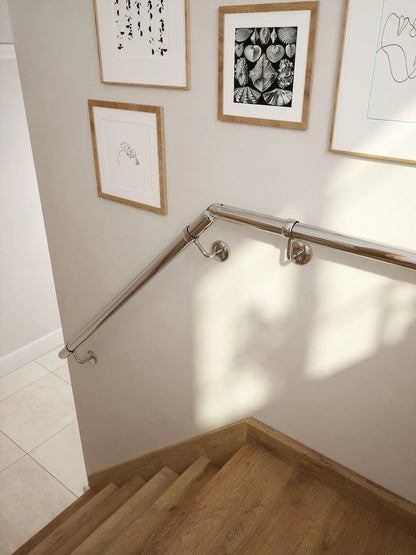 Radway Chrome Half Turn Handrail