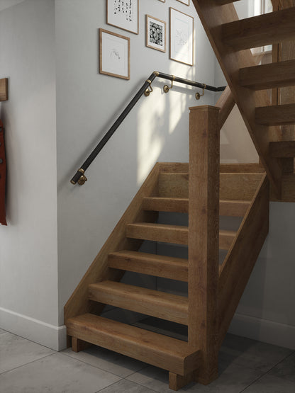 Enville Charcoal Half Turn Handrail