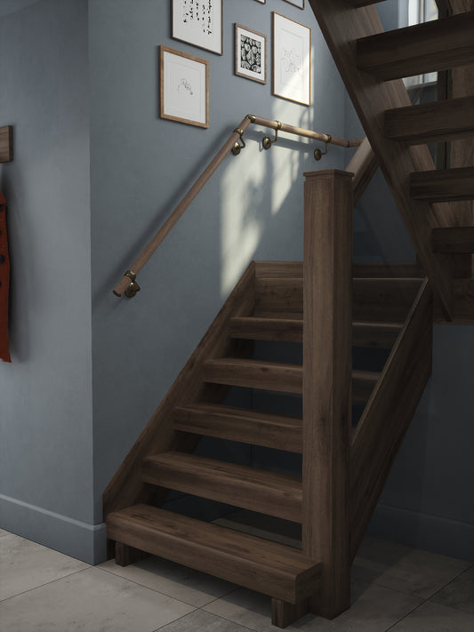 Oversley Walnut Half-Turn Handrail