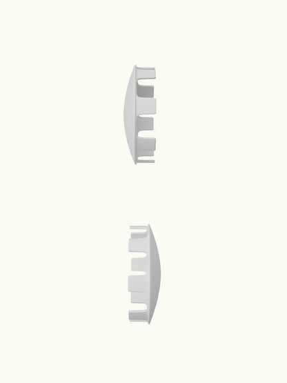 Edstone Matt White End Caps