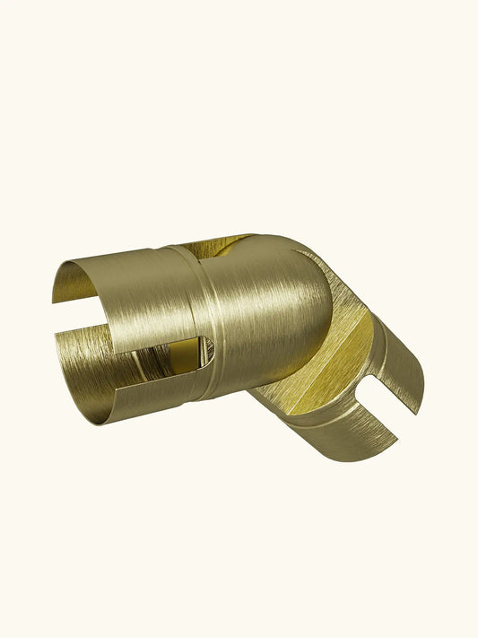 Ashorne Satin Brass Adjustable Elbow