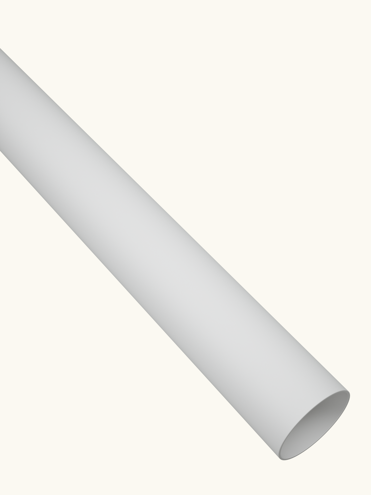 Edstone Matt White Handrail Pole 1.2 Metre