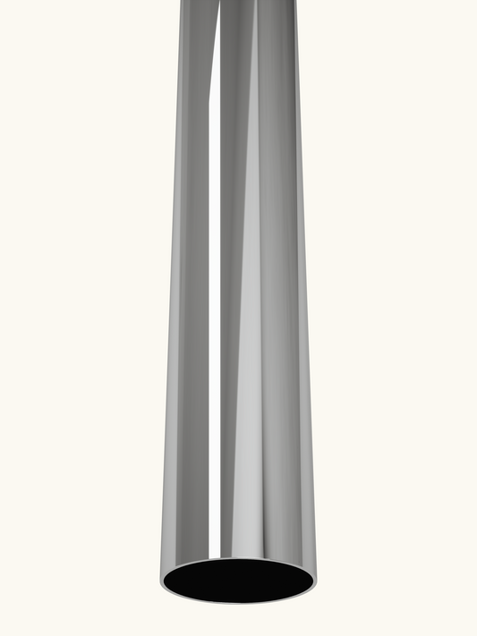 The Radway Chrome Handrail pole 1.2 Metre adds a cool, mirror-like finish to your staircase or hallway, pairing perfectly with minimalist interiors and modern fixtures