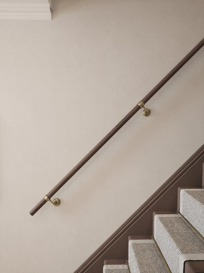 Wroxall Ebony Straight Flight Handrail