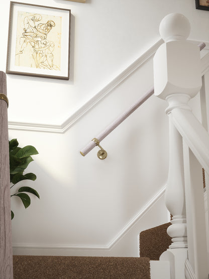 Wappenbury Grey Straight Flight Handrail