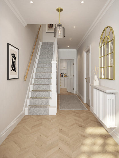 Packwood Light Oak Straight Flight Handrail