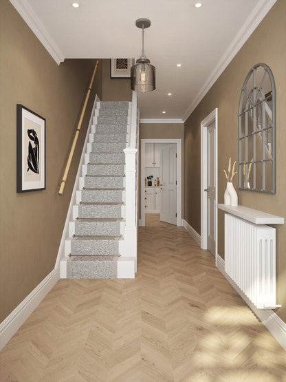 Arden Natural Pine Straight Flight Handrail