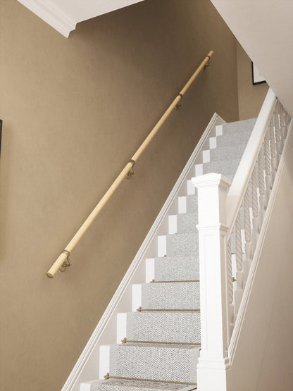 Arden Natural Pine Straight Flight Handrail