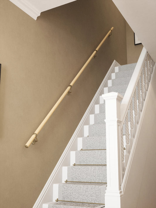 Arden Natural Pine Straight Flight Handrail