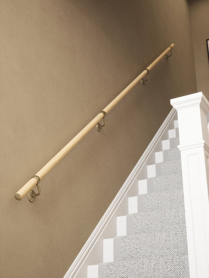 Arden Natural Pine Straight Flight Handrail