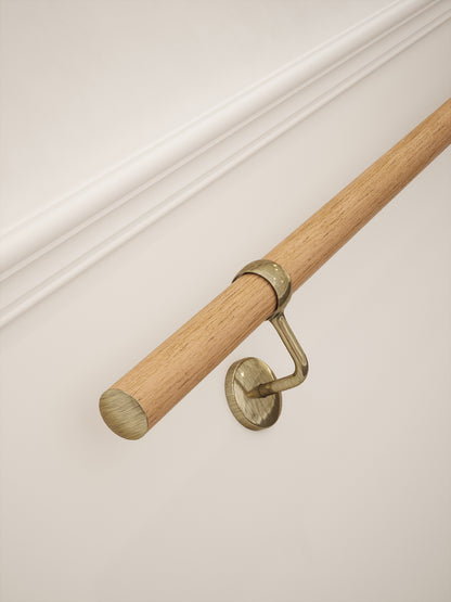Stoneleigh Red Oak Straight Flight Handrail