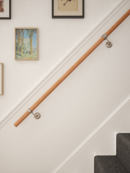 Stoneleigh Red Oak Straight Flight Handrail