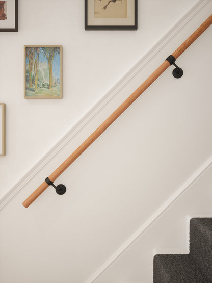 Stoneleigh Red Oak Straight Flight Handrail