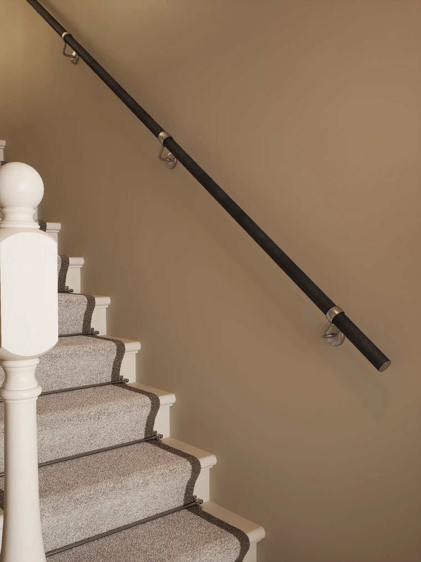 Enville Charcoal Straight Flight Handrail