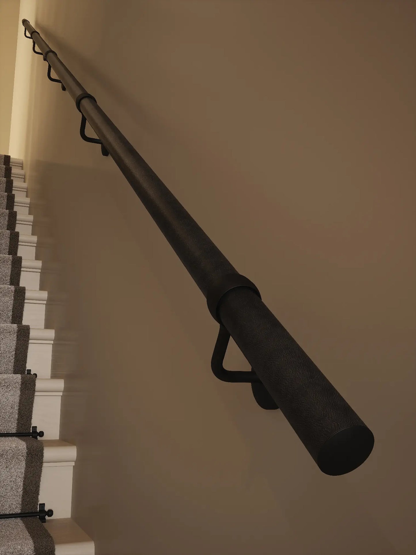 Enville Charcoal Straight Flight Handrail