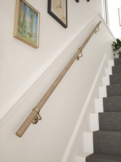 Oversley Walnut Straight Flight Handrail