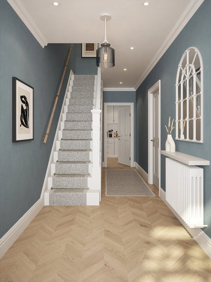 Oversley Walnut Straight Flight Handrail